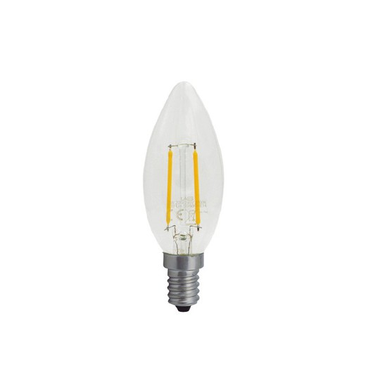 Candle bulb 4w 2700k e14 transparent