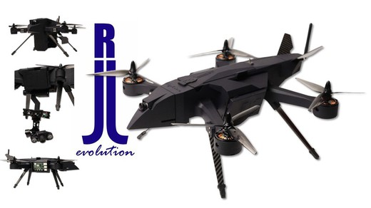 Drone Delta Tempesta UAAR Raspberry Pi série 4 modelo 7 R-evolution