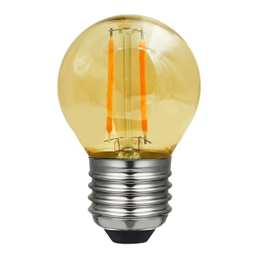 Amber filament ball