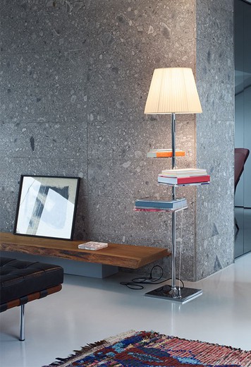 Bibliotheque Lamp Nat.Eu Silver/All Silver