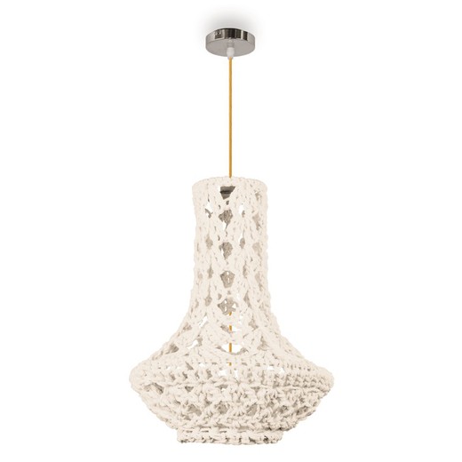 Macramé pendant lamp Marinisa 40X60X140 1XE27