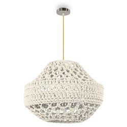 Suspension en macramé Marinisa 60X45X130 1XE27