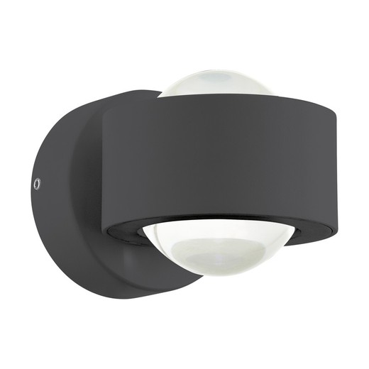 Anthracite ono 2 wall lamp