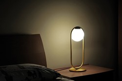 Lampe de table d'intérieur C_Ball T Laiton