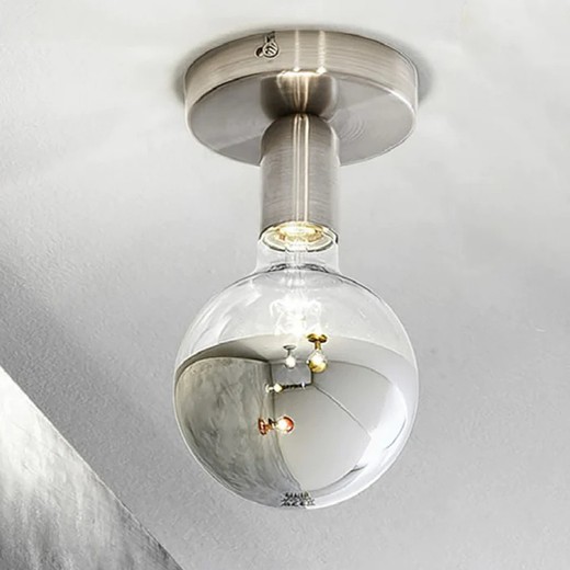 Ceiling lamp POINT Satin Nickel