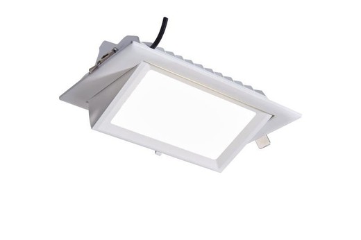 Oregon downled adjustable square 40w warm white white