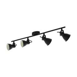 Foco spot seras 4 luces negro