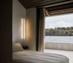 Candeeiro pendente Aim Aço anodizado pequeno