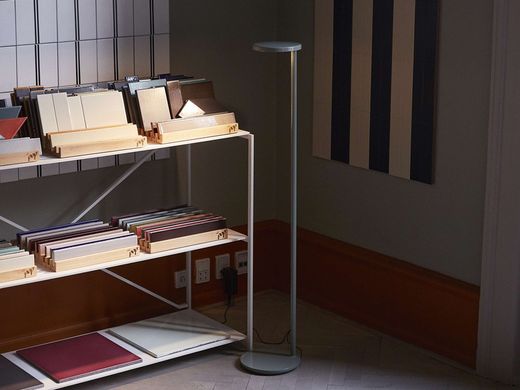 Luminária de chão antracite oblíqua