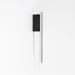 Schwarze LED-Wandleuchte Sindri