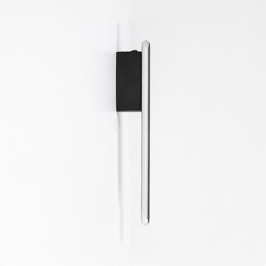 Schwarze LED-Wandleuchte Sindri