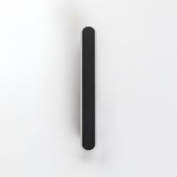Schwarze LED-Wandleuchte Sindri