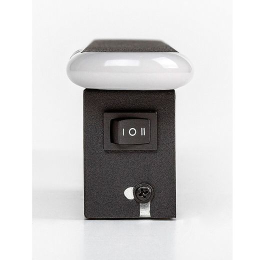 Schwarze LED-Wandleuchte Sindri