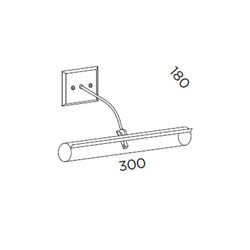 Leren appliqué 300 mm