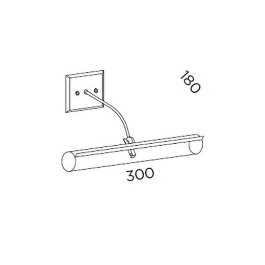 Leren appliqué 300 mm