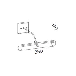 Wandleuchte quadratisch