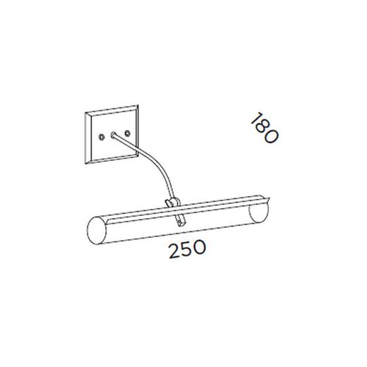 Wandleuchte quadratisch