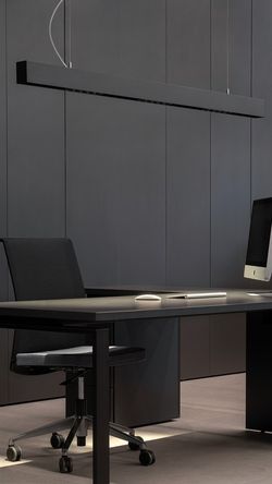 Zwarte Foster Susp 1200 Flood 3000K