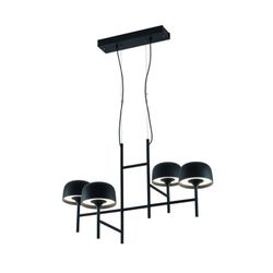 Bowl Lamp S/4L Matte Black