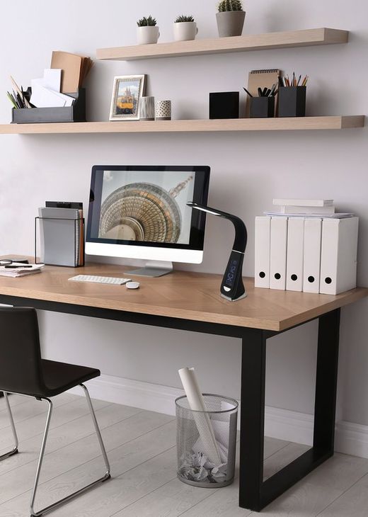 Candeeiro de mesa preto Cognoli