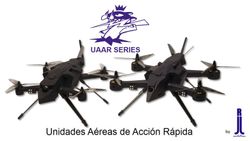 Drone model Delta Tempesta UAAR serie FPV 7 van R-Evolution
