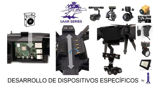 Drone model Delta Tempesta UAAR serie FPV 7 van R-Evolution