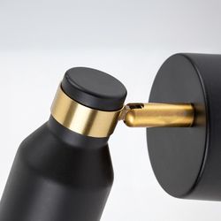 Wandleuchte Lilou 1L schwarz/gold