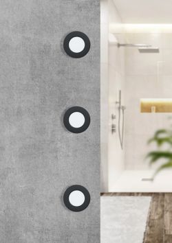 Inbouw Fueva 5 zwart 86mm 3000k