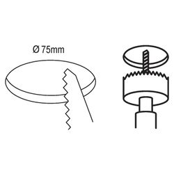 Inbouw Fueva 5 Wit 86mm 3000k