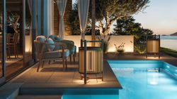 Kando Lamp P/76 Outdoor Teak Cord Nautical Sand