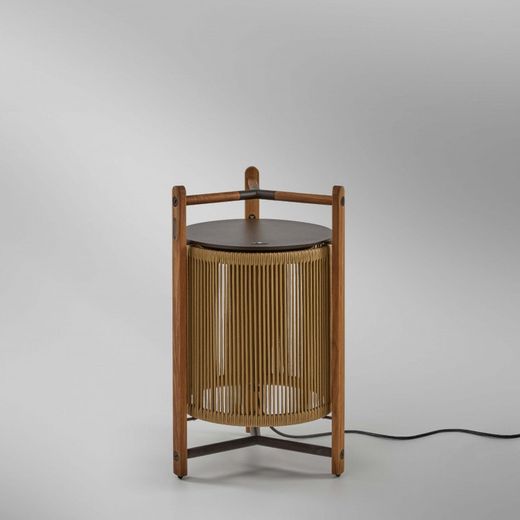 Kando Lamp P/76 Outdoor Teak Cord Nautical Sand