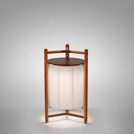 Kando Lamp P/76/R Teka Battery White Ribbon