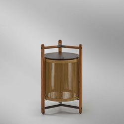 Kando Lamp P/76/R Outdoor Teak Battery Cord Nautical Sand