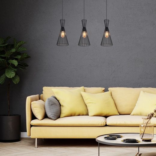 Leandros Moderne Pendelleuchte 3Xe27 Metall