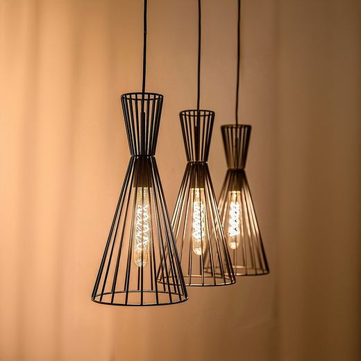 Leandros Moderne Pendelleuchte 3Xe27 Metall