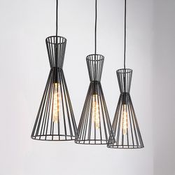 Leandros Moderne Pendelleuchte 3Xe27 Metall