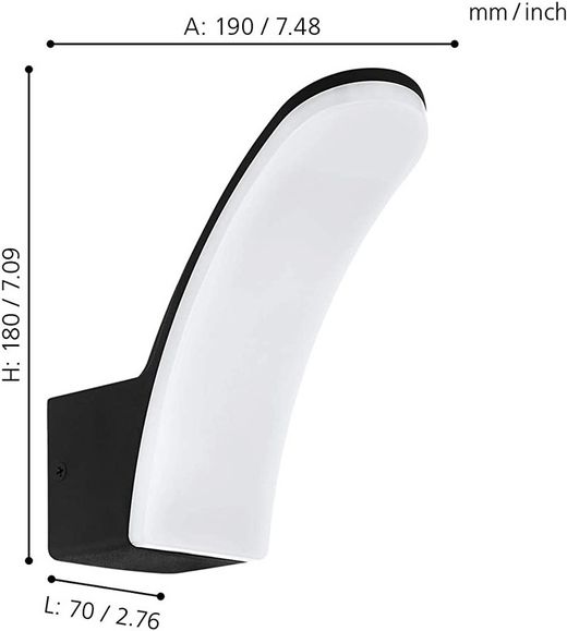 Buitenwandlamp Model Fiumicino van Eglo