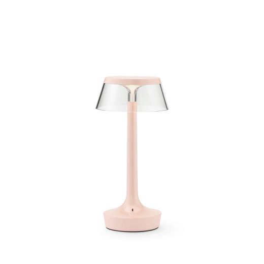 Bon Jour Unplugged French Rose battery-powered table lamp