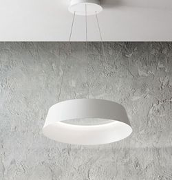 Candeeiro suspenso JULIETTE S Branco-Branco