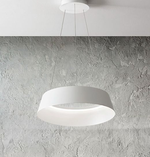 Candeeiro suspenso JULIETTE S Branco-Branco