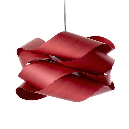 Luminária pendente grande de níquel fosco LINK