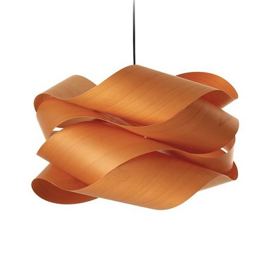 Luminária pendente grande de níquel fosco LINK