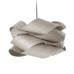 Luminária pendente grande de níquel fosco LINK