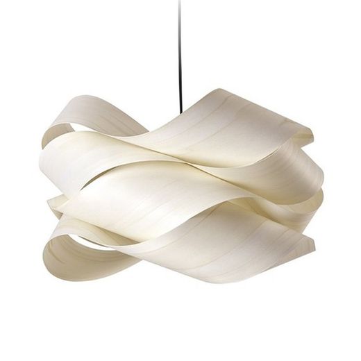 Luminária pendente grande de níquel fosco LINK