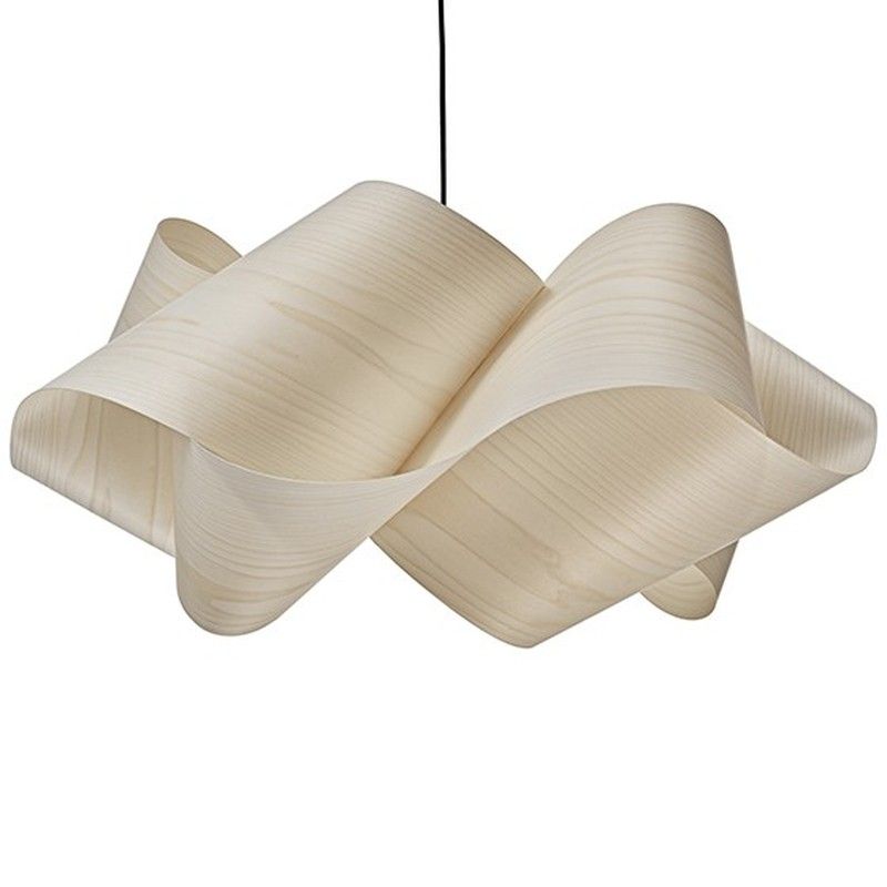 Lámpara colgante LZF Large SWIRL Blanco Mate SWRL SP WH Amarillo