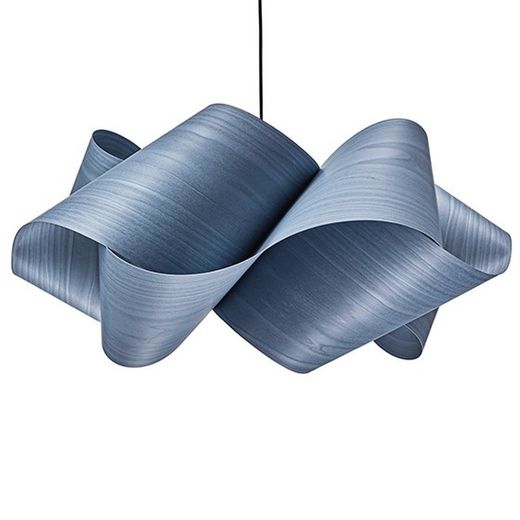 LZF Large SWIRL Pendant Lamp Matte Nickel