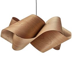 LZF Large SWIRL Pendant Lamp Matte Nickel