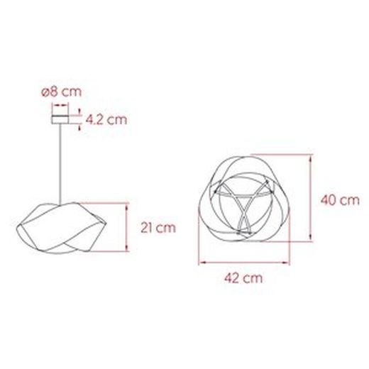 LZF NUT Pendelleuchte aus mattiertem Nickel