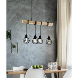Hangende plafondlamp 4 Lichten townshend 5