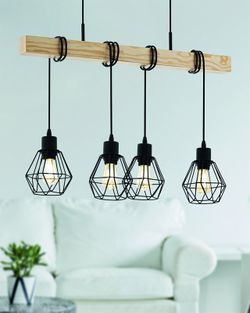 Hangende plafondlamp 4 Lichten townshend 5